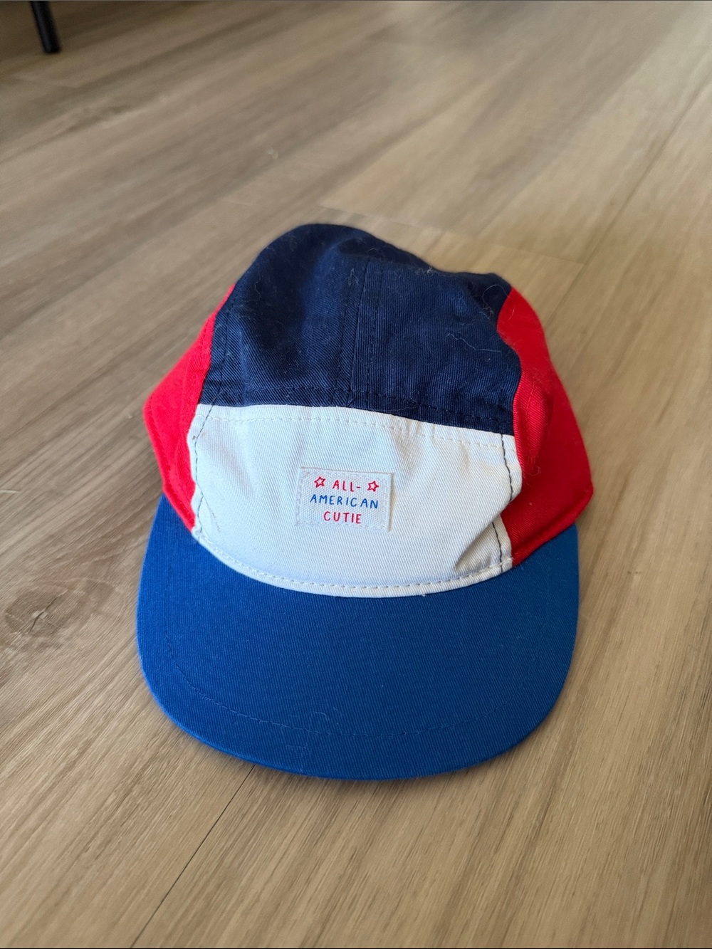 Carter's Red Navy Blue White 'All American Cutie' Kids Cap